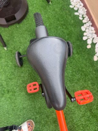 Bicicleta Infantil B'Twin 14 Naranja solo 2 usos