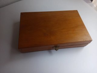 Imprenta rotuladora de madera con sellos años 60