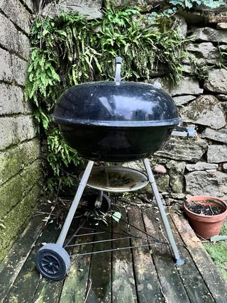 Barbacoa Weber Nera e Argentata