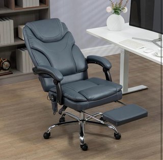 Silla de escritorio Vinsetto con reposapiés