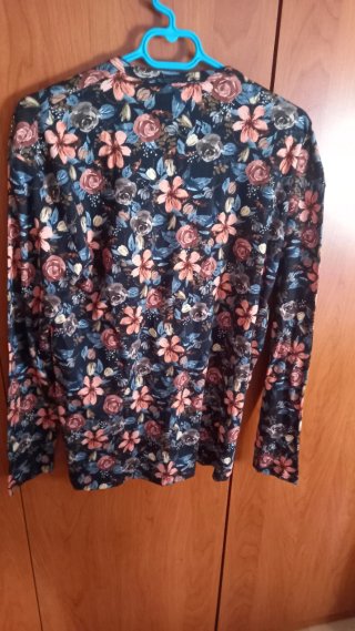 Blusa manga larga floral Leniss Talla XXL