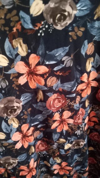 Blusa manga larga floral Leniss Talla XXL
