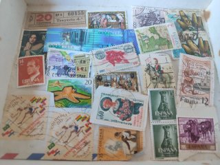 Lote de sellos antiguos España y otros