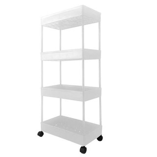 Carrito Almacenamiento 4 Alturas 89x38 Blanc NUEVO