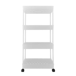 Carrito Almacenamiento 4 Alturas 89x38 Blanc NUEVO