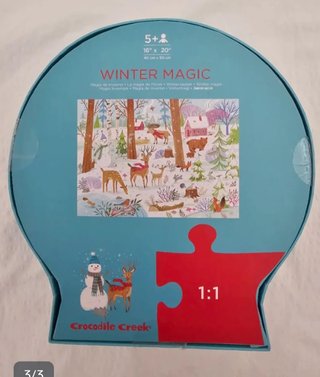 Puzzle Invierno Mágico Crocodile Creek 60 piezas