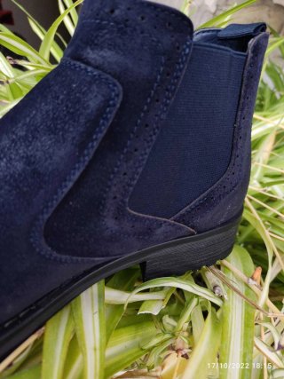 Stivali uomo blu elasticizzati BEATLES 40 A 44