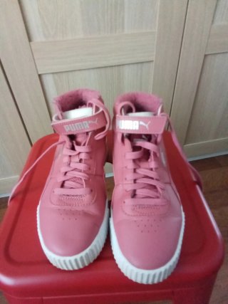 Zapatillas Puma rosas altas