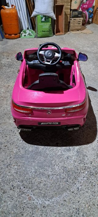 Coche eléctrico infantil rosa
