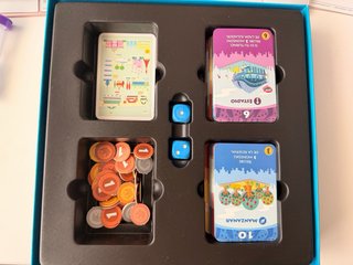 Juego de mesa Ciudad Machi Koro a estrenar