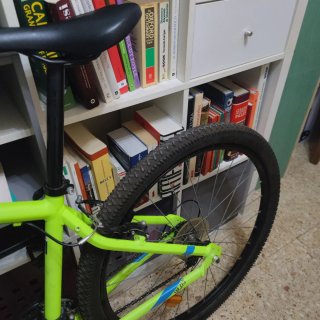 Bicicleta Rockrider BTT ST 100 Amarillo 27,5" XS