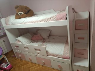 Litera infantil con cajones y escaleras Urge Venta