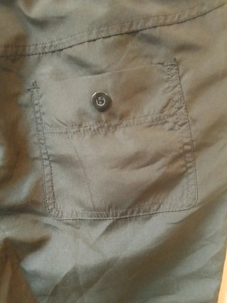 Pantalones pirata negros talla M