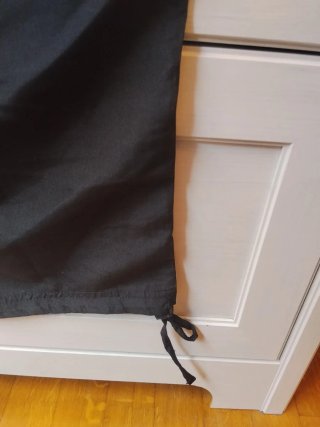 Pantalones pirata negros talla M