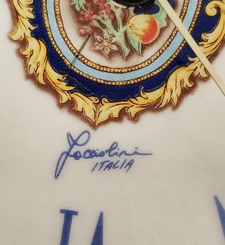 Orologio da parete decorato