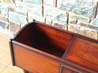 Revistero Mueble Auxiliar Madera Vintage 2 Cajones
