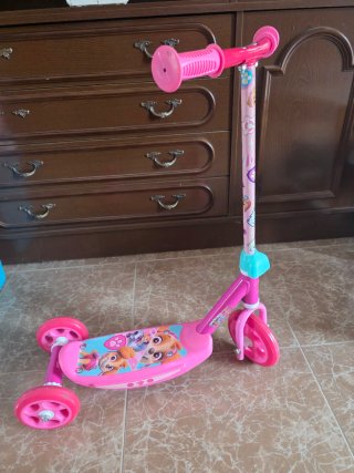 Patinete Patrulla Canina 3 Ruedas Rosa