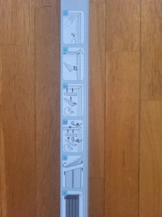Cortina Mosquitera Puerta Balcón 100x220cm