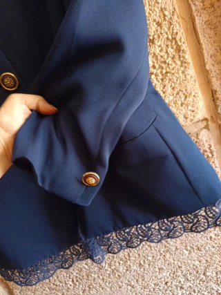 Traje de chaqueta Vertucci azul Talla 48