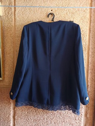 Traje de chaqueta Vertucci azul Talla 48