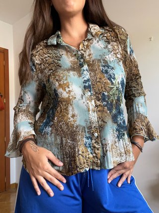 Blusa vintage estampada