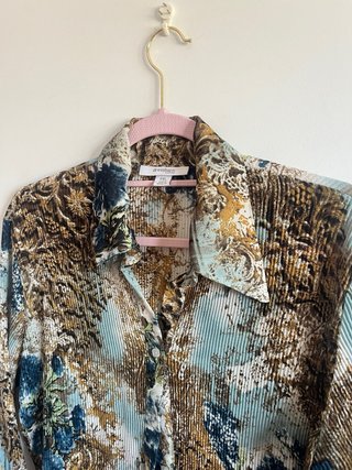 Blusa vintage estampada