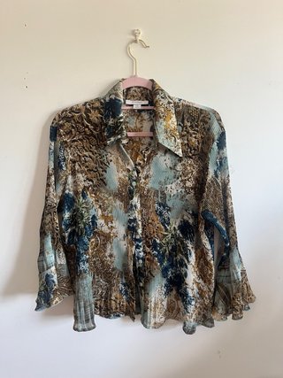 Blusa vintage estampada