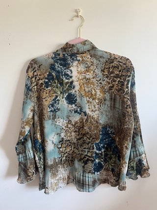 Blusa vintage estampada