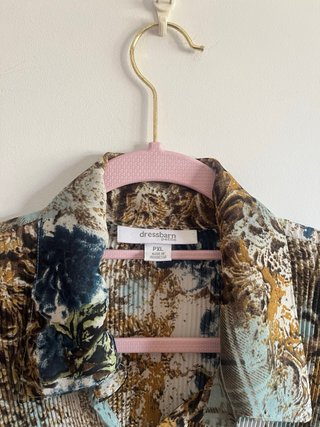 Blusa vintage estampada