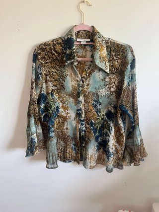 Blusa vintage estampada