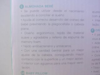 Almohada Bebé Olmitos Antiplagiocefalia
