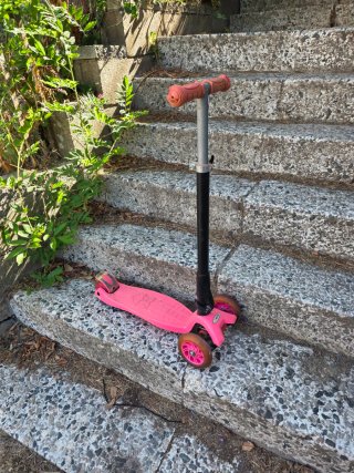 Patinete infantil 3 ruedas rosa