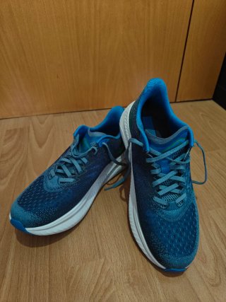 Hoka Mach 6 Zapatillas Running Azul/Verde 43 1/3