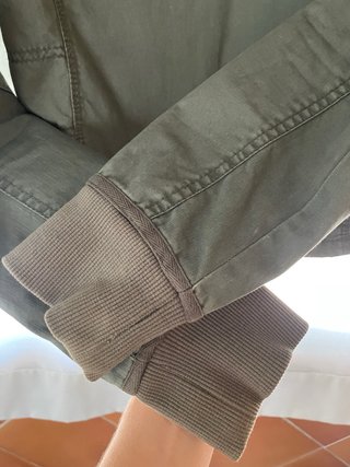Chaqueta verde militar entretiempo