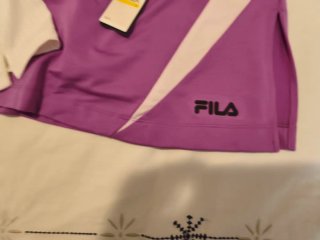 Faldas Tenis Fila Blancas y Moradas