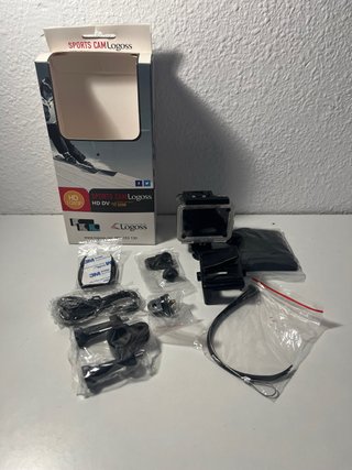 Cámara de acción HD 1080p tipo GoPro + Accesorios