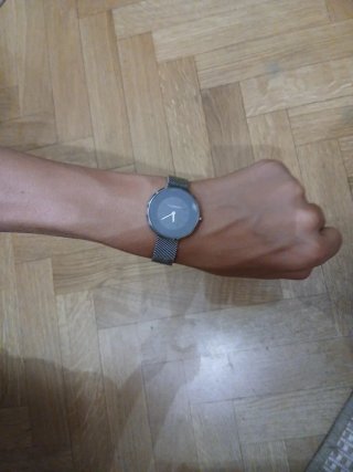Reloj Viceroy Malla Plateada Negro