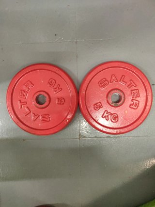 2 Discos Salter 5 kg 30 mm