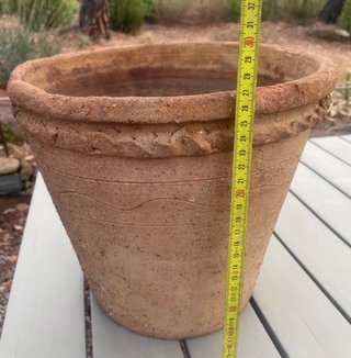 Macetas de barro antiguas
