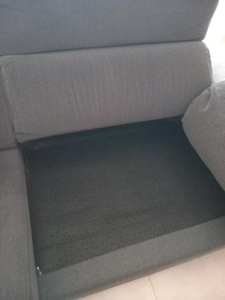 Sofá de 3 plazas gris