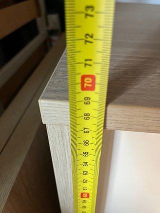 Cajonera moderna madera y blanco