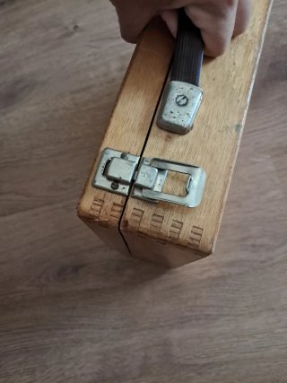 Maletín de madera para pintura