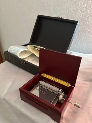 Caja Musical+ caja Contenedora lacado japonés