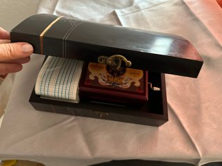 Caja Musical+ caja Contenedora lacado japonés