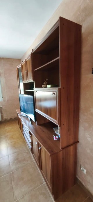 Mueble salón madera maciza