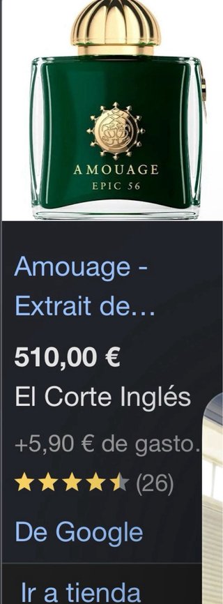Amouage Epic 56 Extrait de Parfum