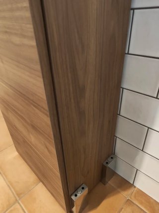Armario de baño madera y metal