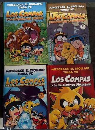 Pack libros Los Compas del 1 al 4