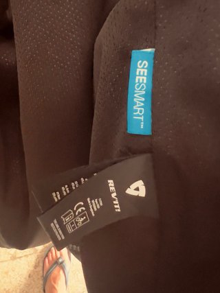 Chaqueta Moto Revit Negra y roja