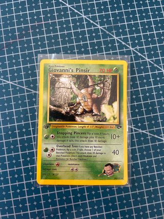 Carta Pokémon Giovanni's Pinsir LV. 27 #127